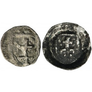 Sada, Ladislav II Jagellonský a Kazimír IV Jagellonský, denár a brakteát Fenig (2 kusy).