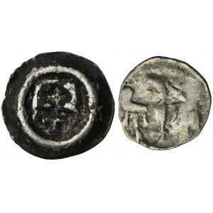 Set, Ladislaus II and Casimir IV Jagiellon, Denarius and Hohlpfennig (2 pcs.)