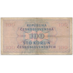 Československo, 100 korun 1945