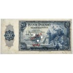 ABNCo, 20 złotych 1939 - SPECIMEN - 00000 - PMG 65 EPQ