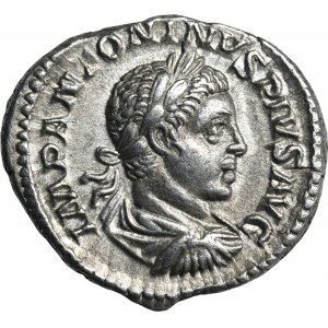 Roman Imperial, Elagabalus, Denarius