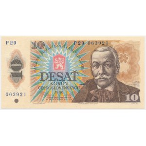 Československo, 10 korún 1986