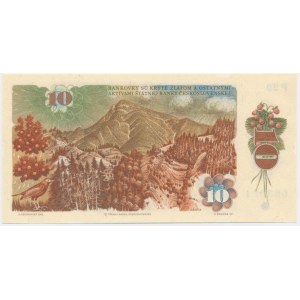 Československo, 10 korún 1986