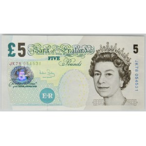 Great Britain, 5 Pounds (2002-16)