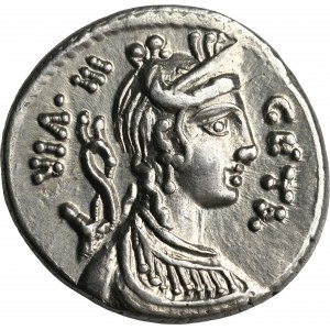 Roman Republic, C. Hosidius C.f. Geta, Denarius