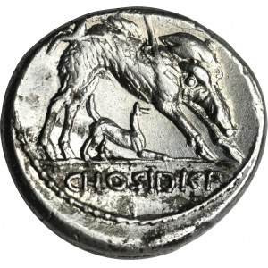 Roman Republic, C. Hosidius C.f. Geta, Denarius