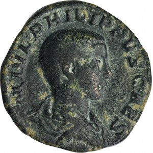 Roman Imperial, Philip II, Sestertius