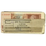 Germany, lot 5 Mark 1942 with original bundle (ca. 96 pcs.)