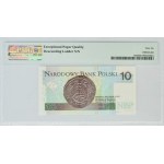 10 złotych 2016 - BT 7654321 - PMG 66 EPQ - numer malejący