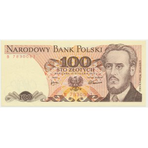 100 zloty 1975 - B -.