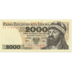 2,000 zl 1979 - AE -.