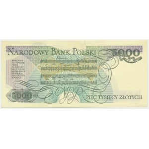 5,000 PLN 1982 - BU -.