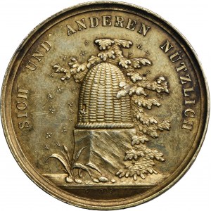Germany, Thüringen, Medal of the Central Beekeeping Association, 1st half of the 18th century