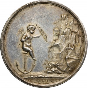 Německo, Pruské království, soukromá medaile, dar pro blízkou osobu 18. století