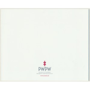 PWPW, blank folder for the 2019 19 zloty bill - PWPW's 100th anniversary.