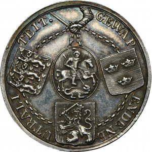 Russia, Catherina II, Peace Medal between Russia, Denmark, Sweden and the Netherlands 1780 - RARE