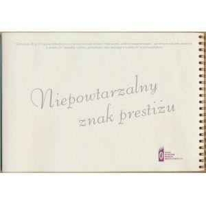 PWPW, Folder with 23 watermarks Unique mark of prestige including Sigismund III Vasa