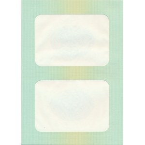 PWPW, security paper card, PWPW watermark
