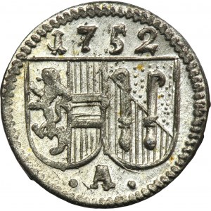 Austria, Archbishopric of Salzburg, Andreas Jakob von Dietrichstein 1 Pfennig 1752 A