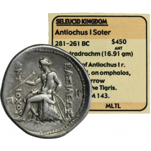 Greece, Seleukid Empire, Antiochos I Soter, Tetradrachm