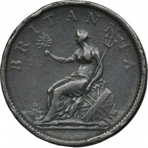 Veľká Británia, George III, 1 Farthing Handsworth 1806