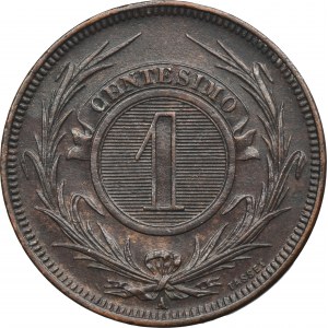 Uruguay, 1 Centésimo Paris 1869 A