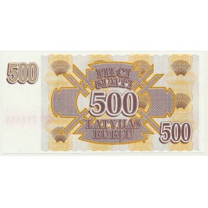Lotyšsko, 500 rublů 1992