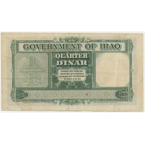 Iraq, 1/4 Dinara 1931 (1942)
