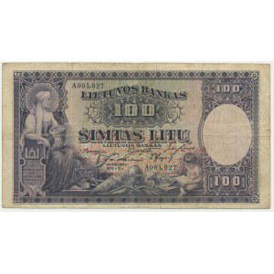 Litva, 100 litas 1928
