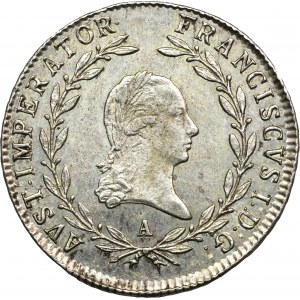 Rakúsko, František II., 20 Krajcars Viedeň 1815 A