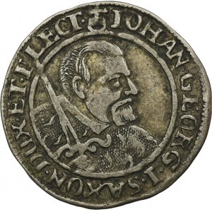 Germany, Electorate of Saxony, Johann Georg I, Posthumous groschen Dresden 1656