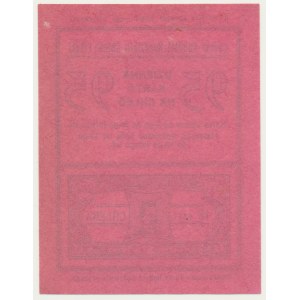 Lodž, potravinová karta na chlieb 1917 - 95 - jednorazová -