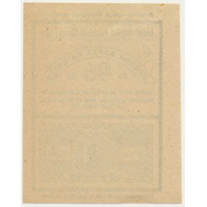 Lodž, potravinový lístok na chlieb 1917 - 96 - jednorazový -