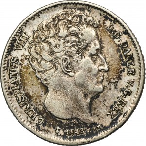 Denmark, Christian VIII, 32 Rigsbankskilling Altona 1843 FF