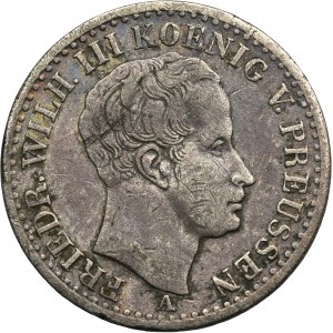 Nemecko, Pruské kráľovstvo, Fridrich Viliam III, 1/6 toliarov Berlín 1827 A