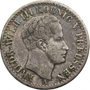 Německo, Pruské království, Fridrich Vilém III, 1/6 tolaru Berlín 1827 A