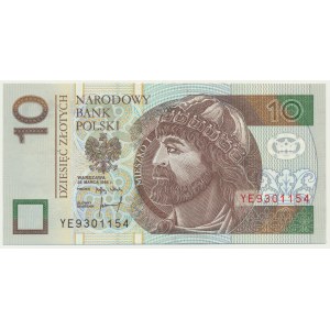 10 złotych 1994 - YE - seria zastępcza -