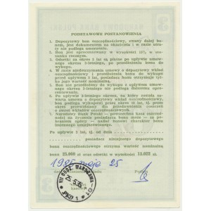 PKO 3-year Deposit Savings Bond, PLN 25,000.