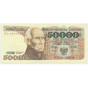 50.000 złotych 1989 - BU - bardzo rzadkie