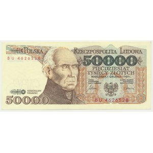 50.000 Gold 1989 - BU - sehr selten