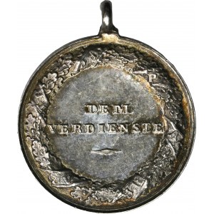 Germany, Mecklenburg-Schwerin, Friedrich Franz, Medal 1859 - DEM VERDIENSTE