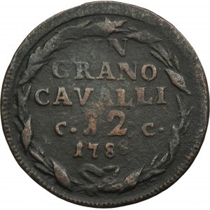 Italy, Kingdom of Naples, Ferdinand IV, 1 Grano 1788 P