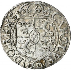Riga under Swedish rule, Carol XI, 3 Polker Riga 1669 - RARE
