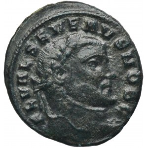 Roman Imperial, Severus II, Quarter Follis