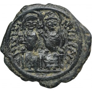 Byzantská říše, Justin II, 1/2 Follis