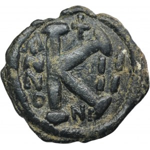 Byzantská říše, Justin II, 1/2 Follis