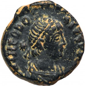 Roman Imperial, Theodosius II, Follis