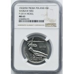 NIKIEL, 10 zlotých 1965 VII Wieków Warszawy - NGC MS63