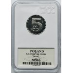 PRÓBA NIKIEL, 5 złotych 1986 - GCN MS66