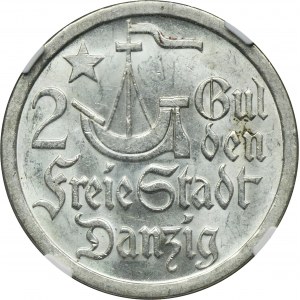 Free City of Danzig, 2 gulden 1923 - NGC MS63